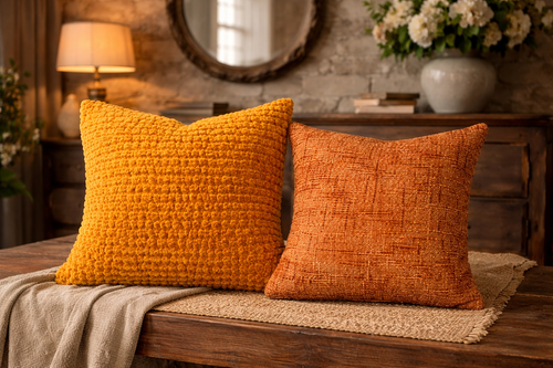 Amber Chenille Cushion
