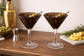 Leopard Print Martini Glass Set of 2