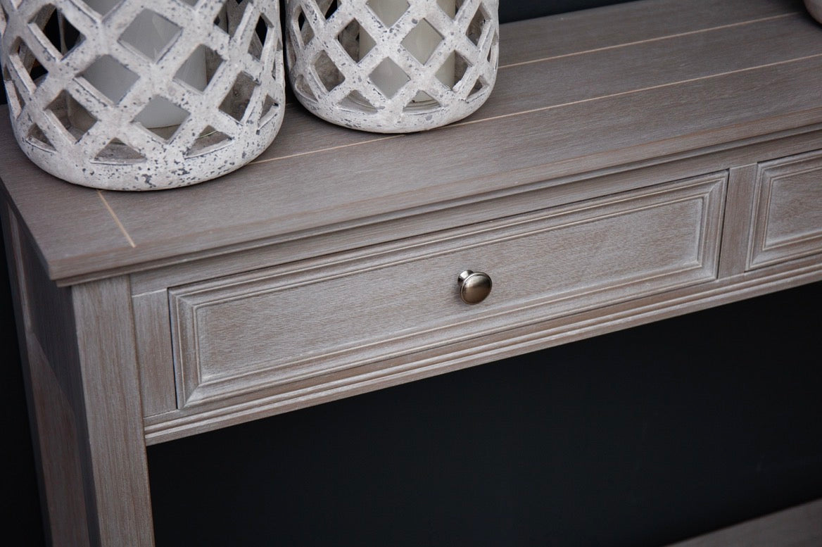 Two Drawer Console Table